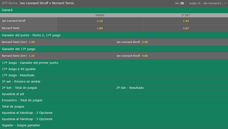 Bet365 tenis