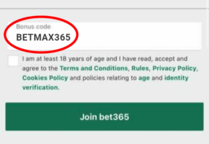 bet365 bonus code