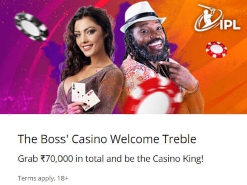 10CRIC Casino Bonus Offer