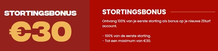 ZEturf Welkomstbonus