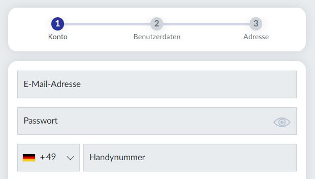 Bei BildBet Registrieren