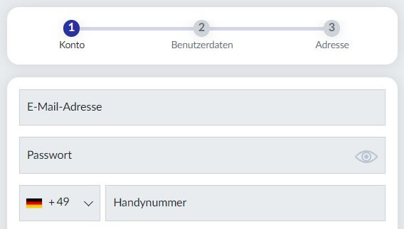 Bildbet Registrieren