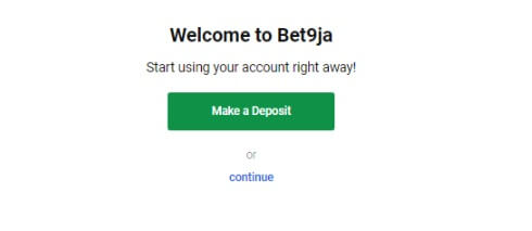 Bet9ja Deposit