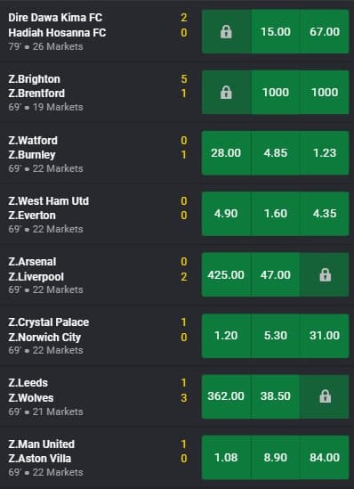 Bet9ja Live Betting On App