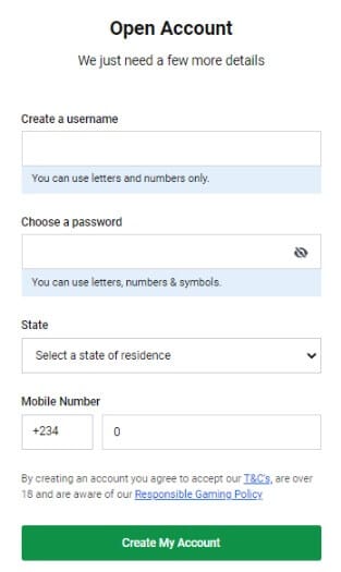 Bet9ja Register