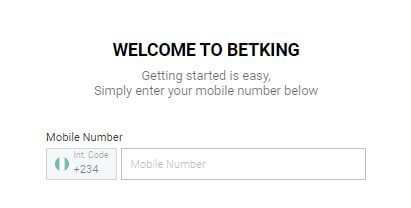 BetKing Registration