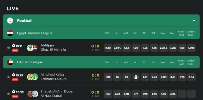Live Betting Betwinner - Betwinner promo code