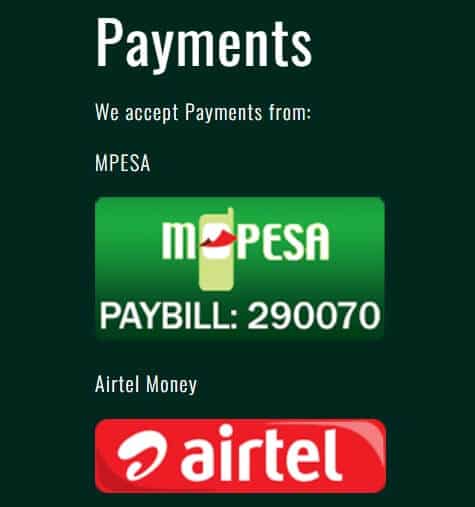 Sahara Games Payment Methods Kenya 