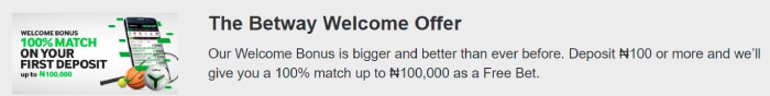 The Betway Welcome Offer