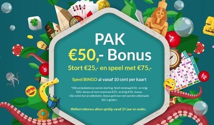 Tombola Welkomstbonus