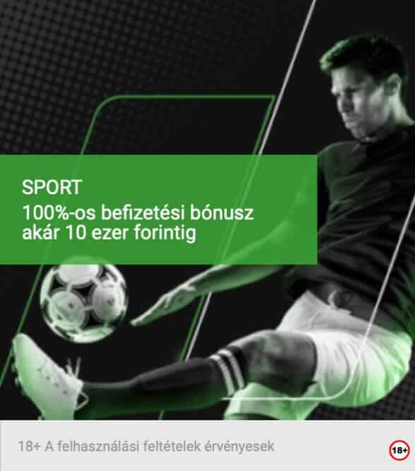 Unibet sportfogadás bónusz