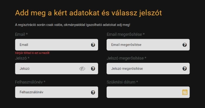 Vegas Hu Regisztráció