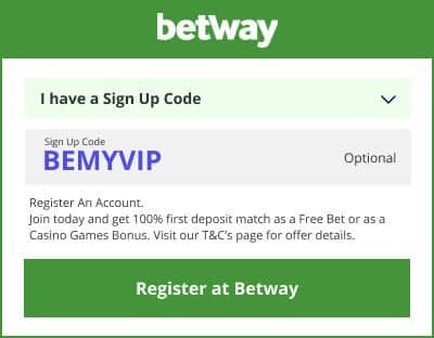 Betway Sign Up Code South Africa