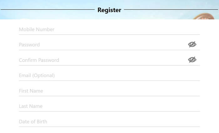 Dafabet Registration Process