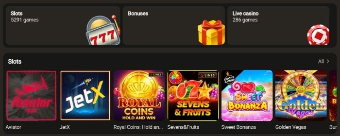 Parimatch Casino Games