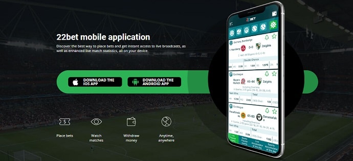 22bet Mobile App 