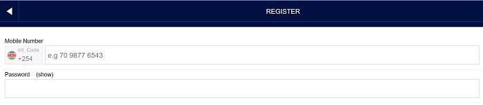 BetKing Old Mobile Registration