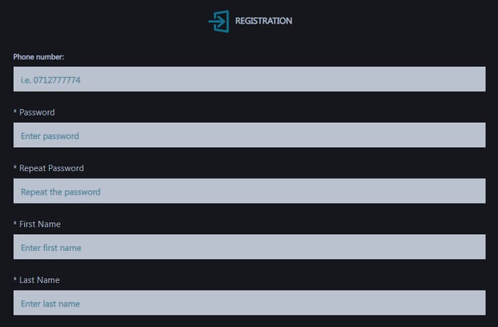 PalmsBet Registration 