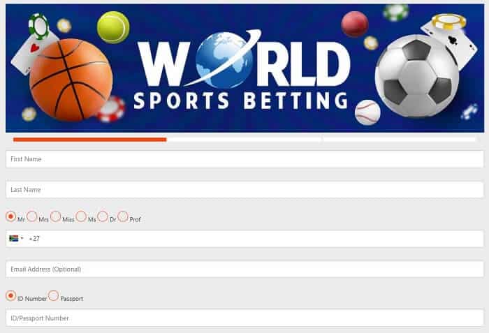 World Sports Betting Registration
