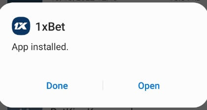 1xBet Open the App