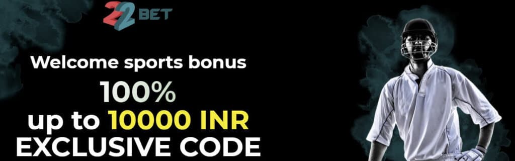 22bet 22bet bonus code india
