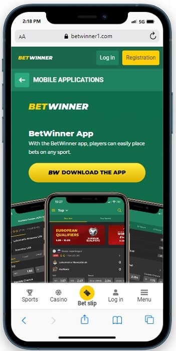 BetWinner iOS