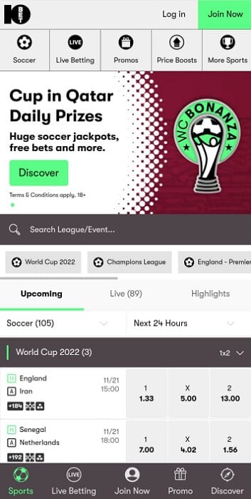 10bet on Mobile