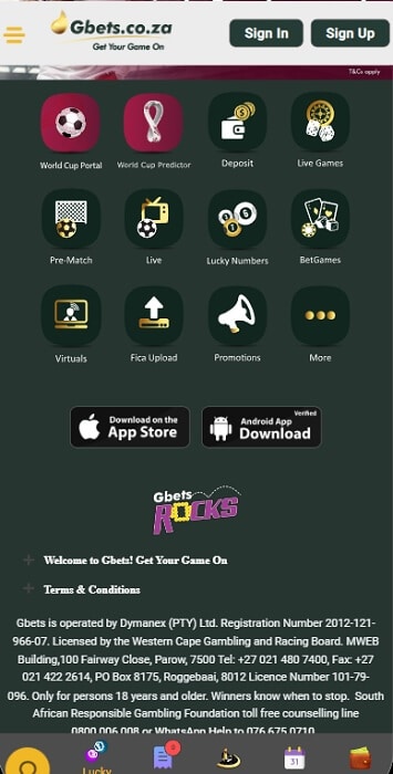 Gbets App iOS