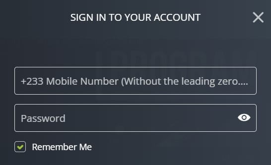 Login Betboro GH