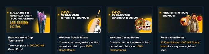 Rajabets Promotions