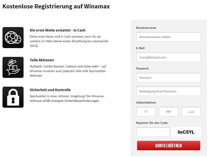 Erklärung & Tipps wie man sich bei Winamax registrieren kann