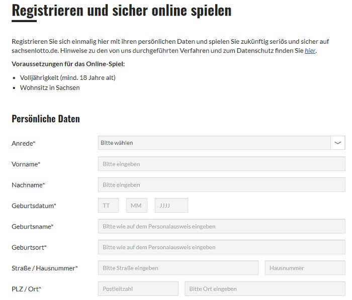 Sachsenlotto Online Registrieren