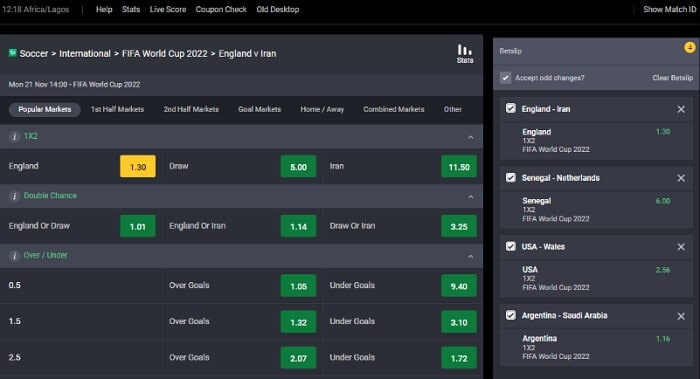 Bet9ja Place Bet