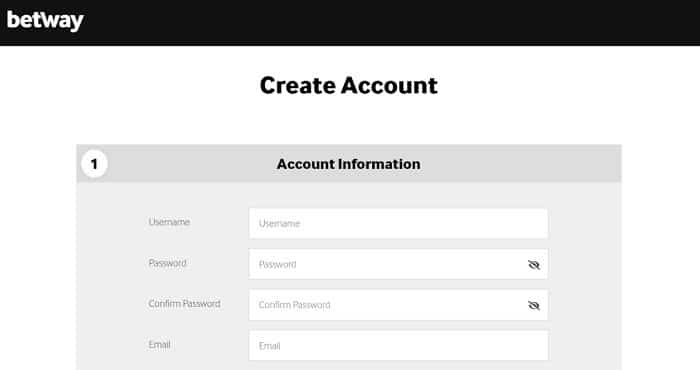 Betway Create Account