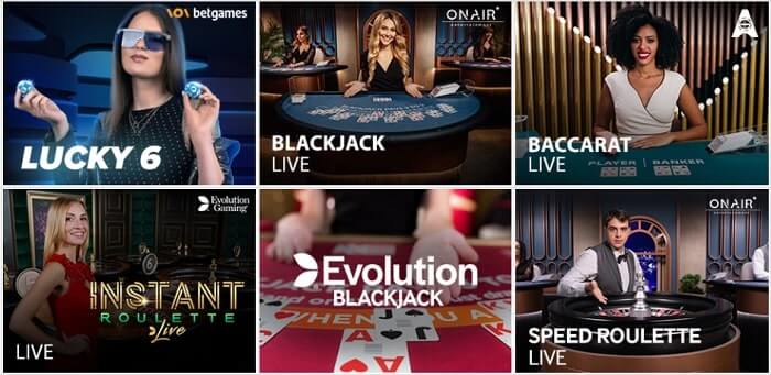 Betway Live Casino