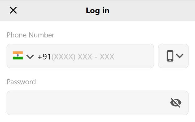 Login to cricket account