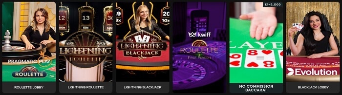 Betkwiff Live Casino