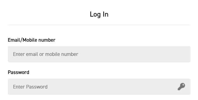 BoyleSports Login Form