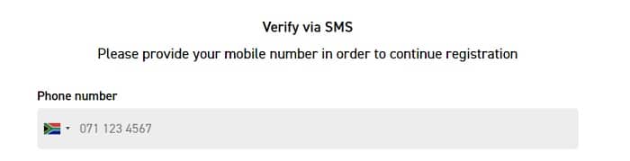 BoyleSports Registration SMS