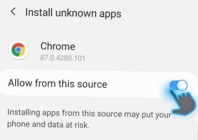 Install Unknown App