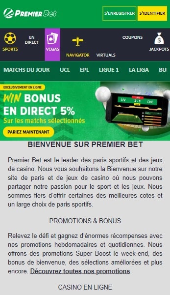 Télécharger l’Application Premier Bet Apk