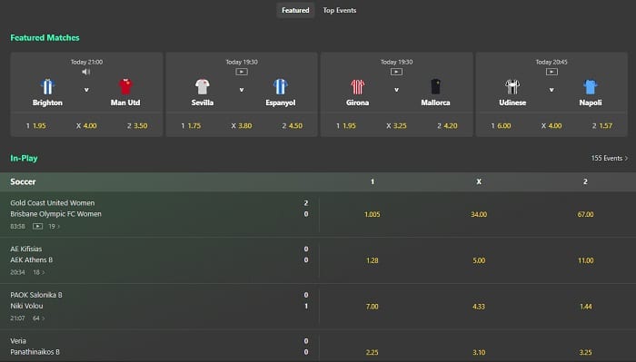 Sports Betting on bet365 