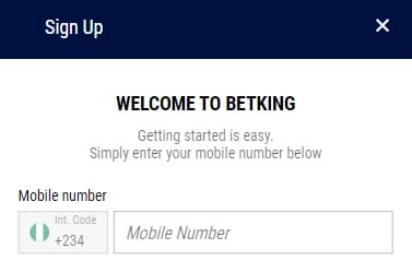 Betking Mobile Sign Up