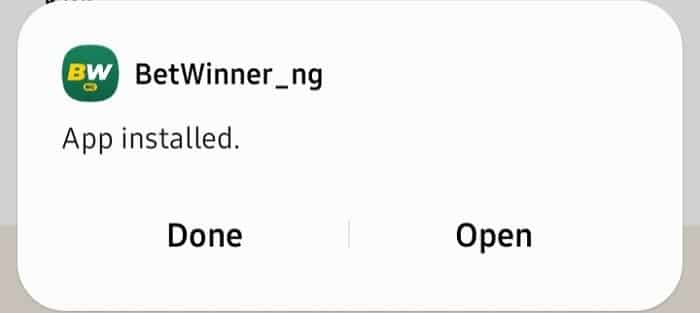 Betwinner Enable the Installation
