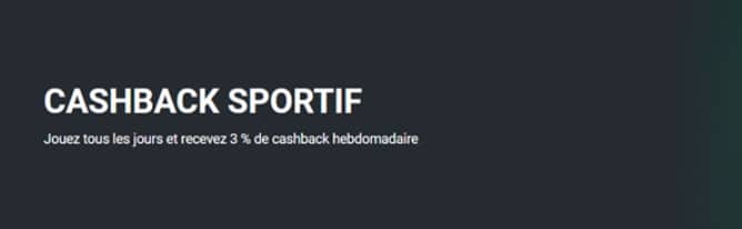 Cashback Sportif