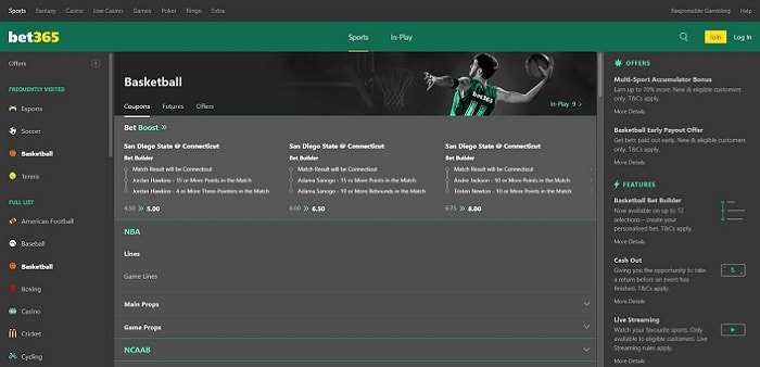 bet365 Nigeria Basketball