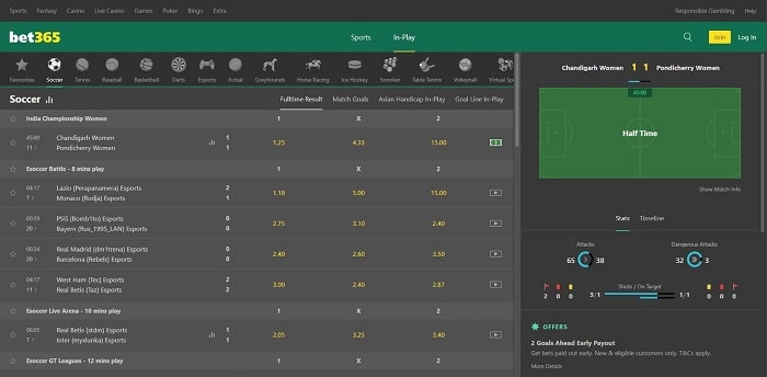 bet365 Nigeria Soccer