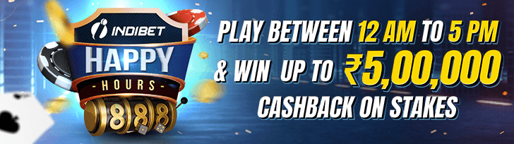 Indibet Happy Hour bonus
