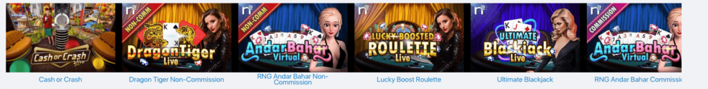 Indibet live casino