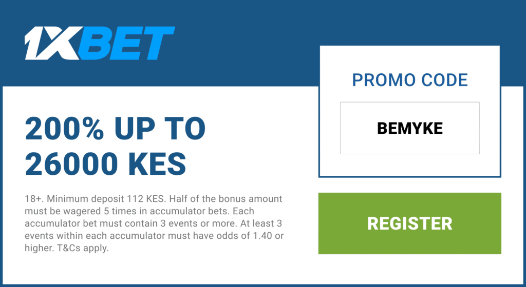 1xBet Kenya Promo Code
